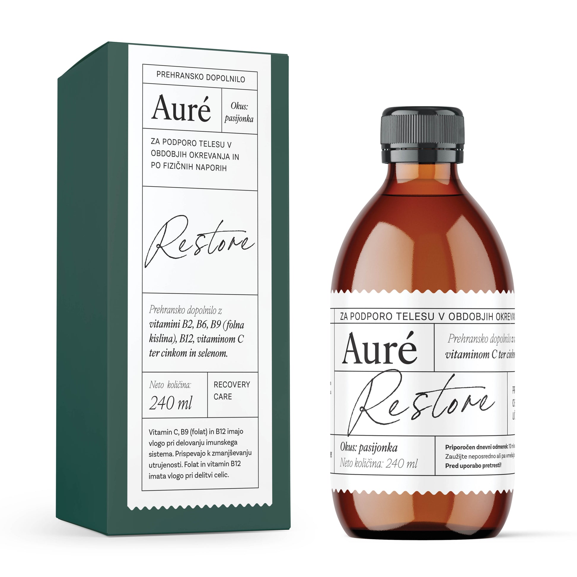 Auré Restore, prehransko dopolnilo