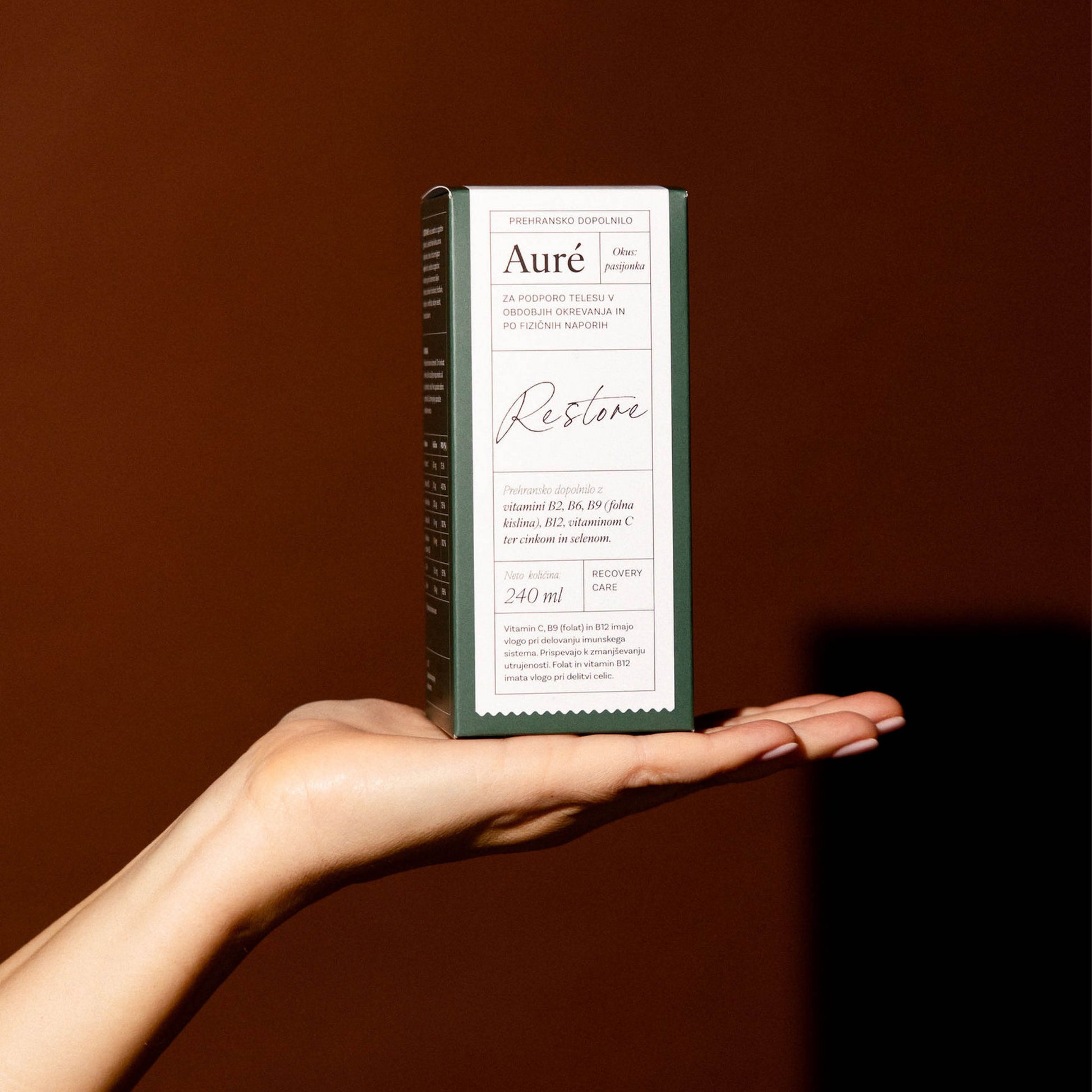 Auré Restore, prehransko dopolnilo