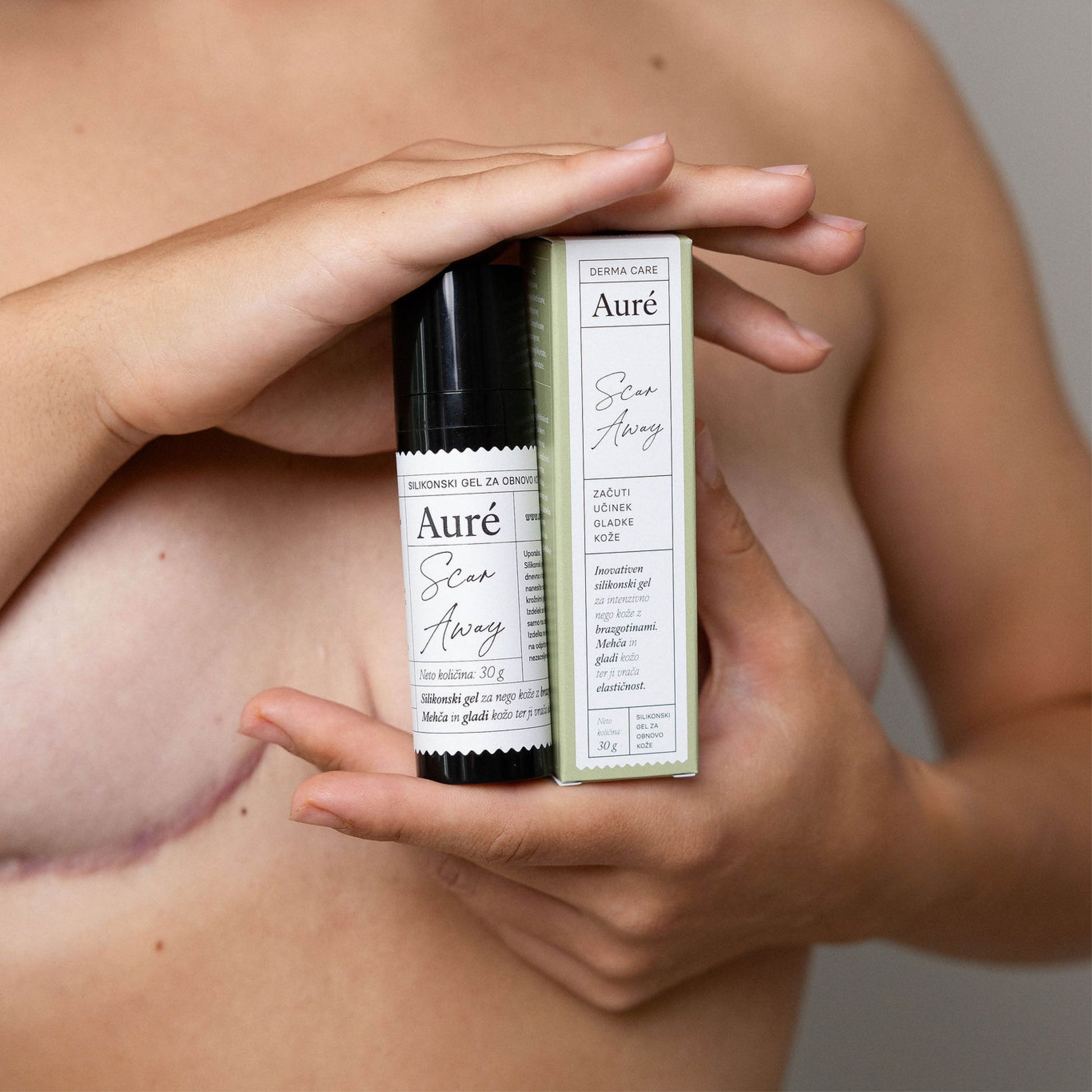Scar Away, silikonski gel za obnovo kože, 30g